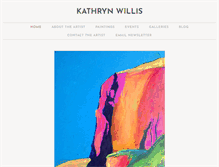 Tablet Screenshot of kathrynwillisart.com